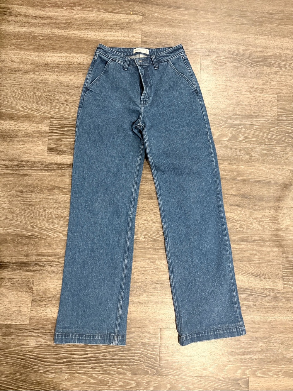 Abercrombie and Fitch 90s high rise relaxed denim jeans curve love 28 / 6 XL
